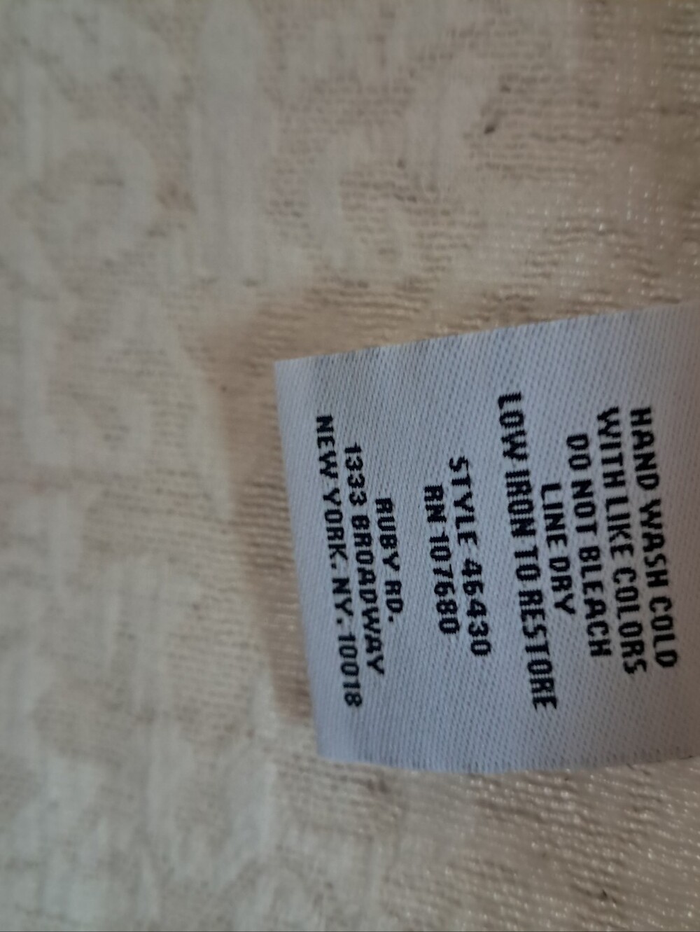 Ruby Rd. Cream Open Front Textured Jacket - Picture 11 of 15